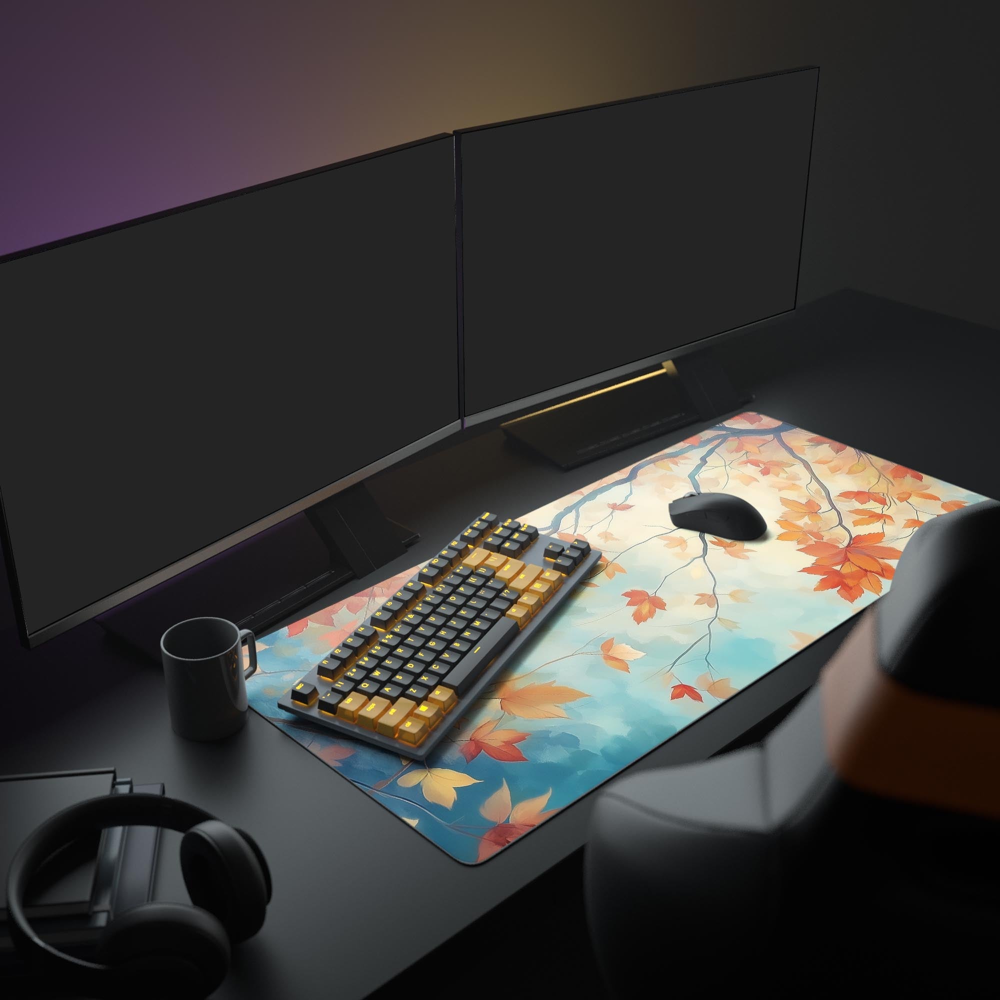 Autumn Leaves Desk Pad