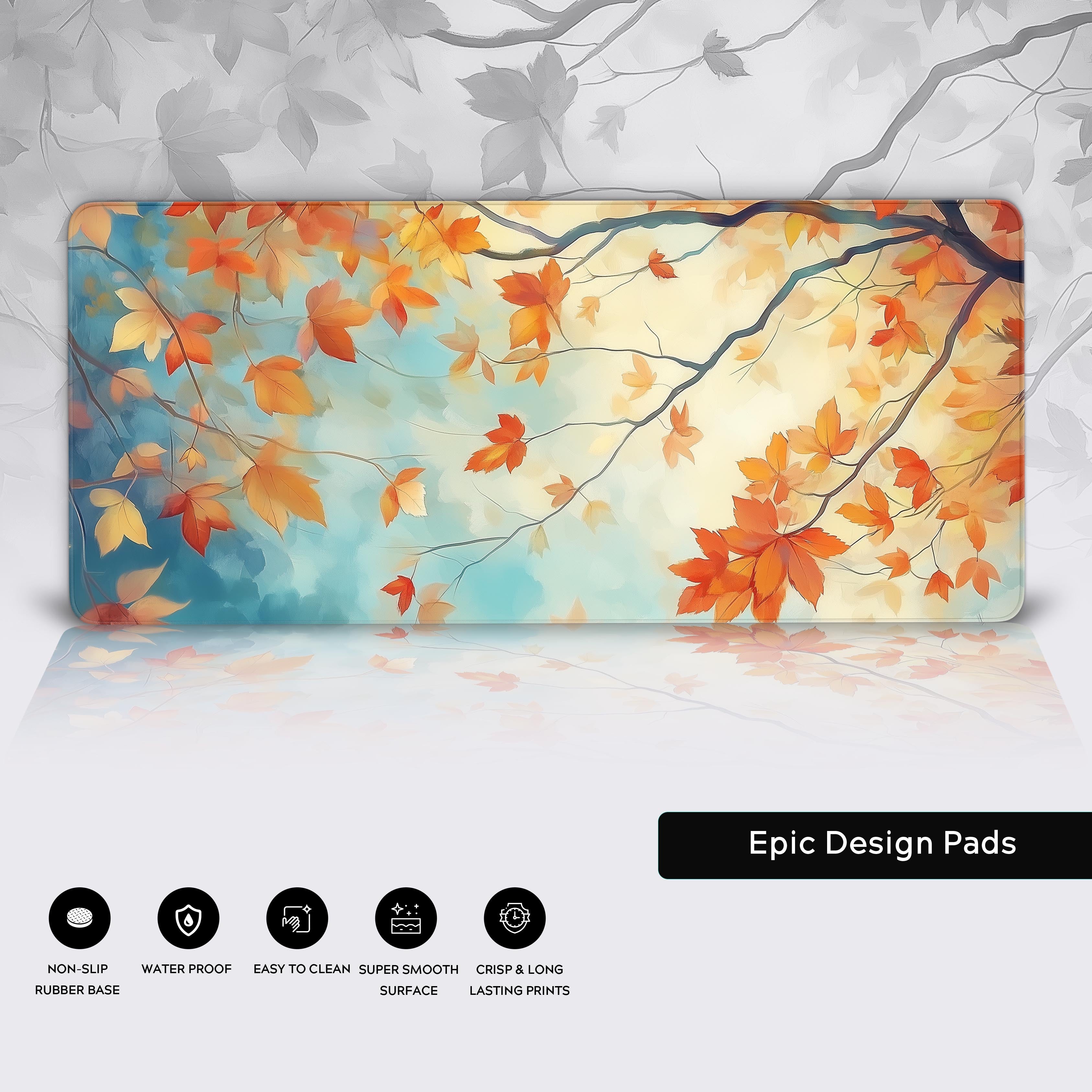 Autumn Leaves Desk Pad