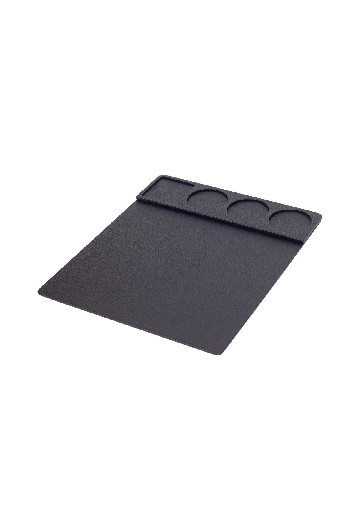 Black Faux Leather Conference Desk Pad Set - 38 x 44 cm