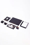 Royal Leather Desk Set 7 Piece Covered Model