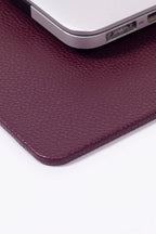 Leather Desk Desk Claret Red 60x35cm