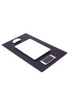 Leather Desk Desk Black 70x40cm