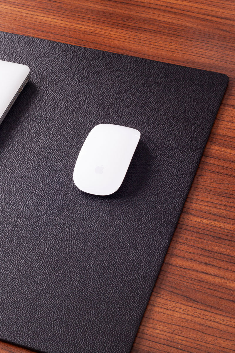 Leather Desk Desk Black 70x40cm