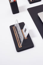 Sirus Leather Desk Set 6 Pieces with Desk Nameplate