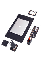 Porto Leather Desk Set 6 Pieces