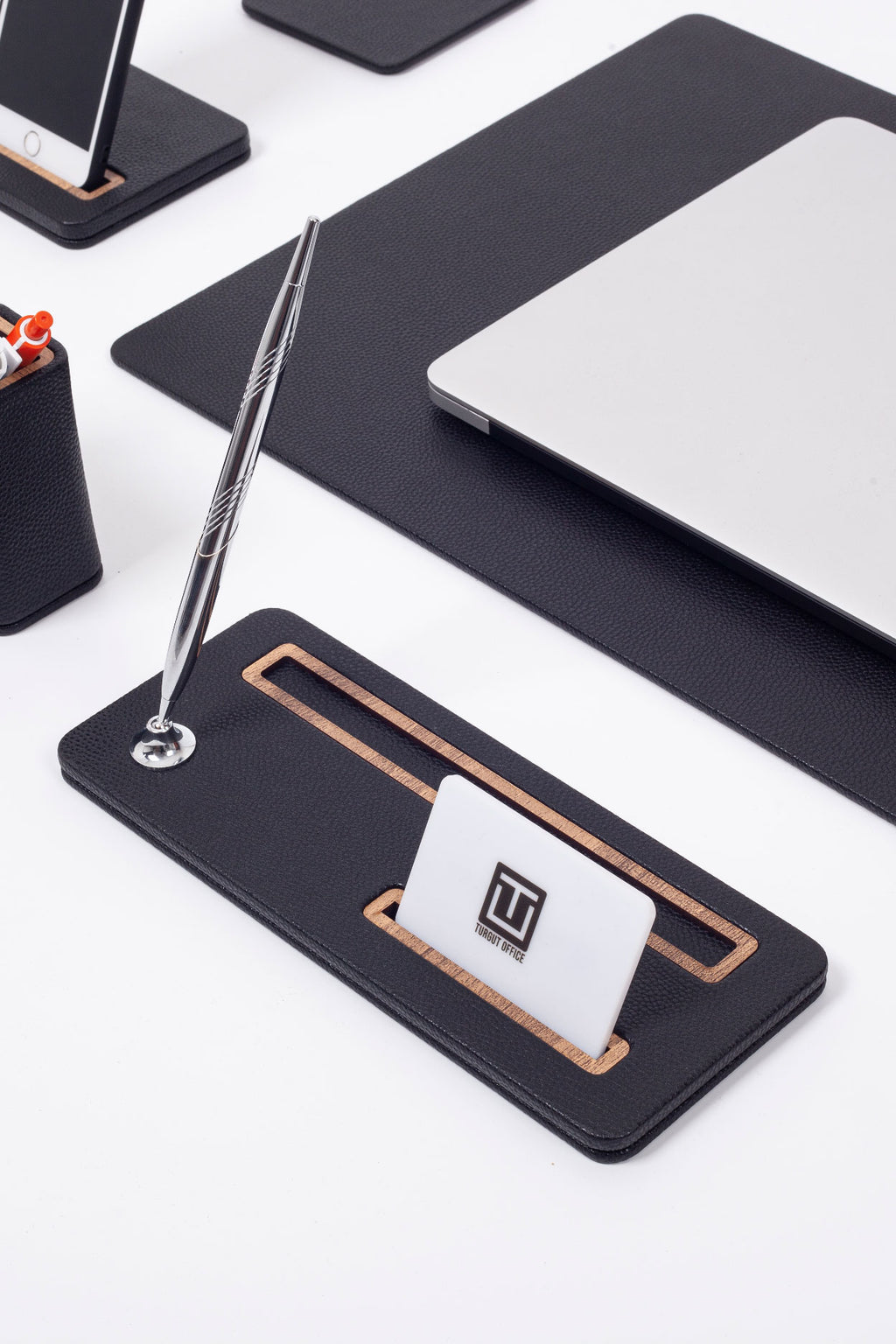 Porto Leather Desk Set 6 Pieces