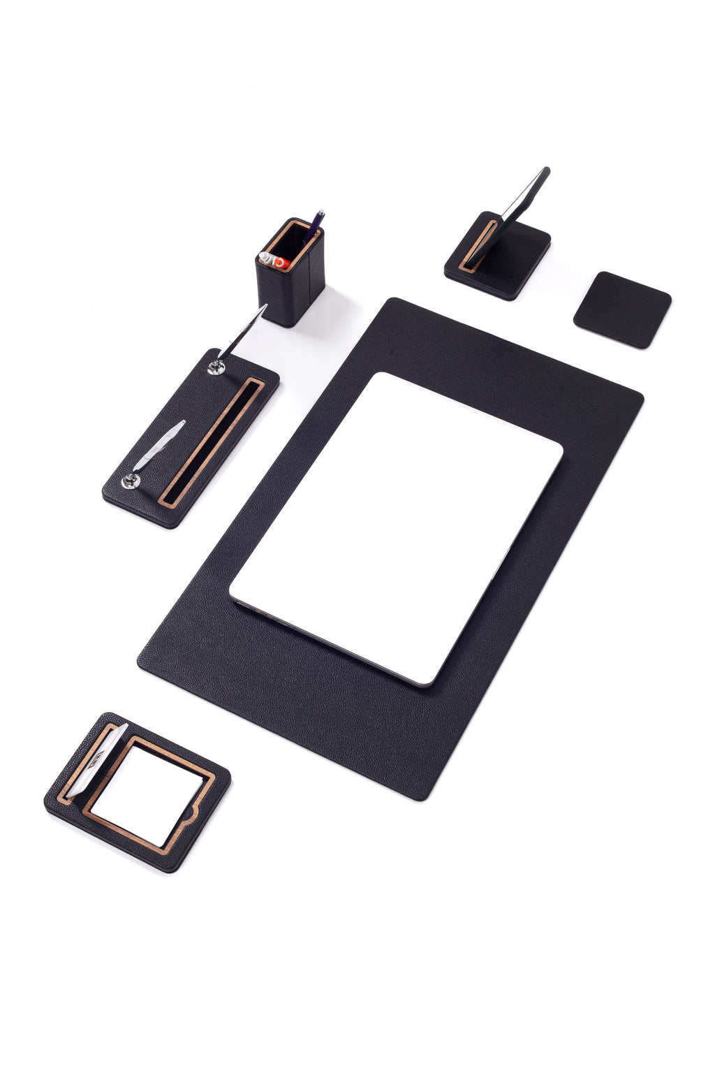 Pera Leather Desk Set 6 Pieces