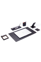 Cavalli Leather Desk Set 6 Pieces Desk with Nameplate