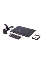Pera Leather Desk Set 6 Piece Covered Model