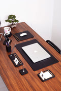 Porto Leather Desk Set 8 Pieces