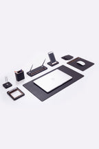 Pera Leather Desk Set 8 Pieces