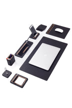 Cavalli Leather Desk Set 8 Pieces Desk with Nameplate