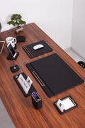 Cavalli Leather Desk Set 8 Piece Cover Model