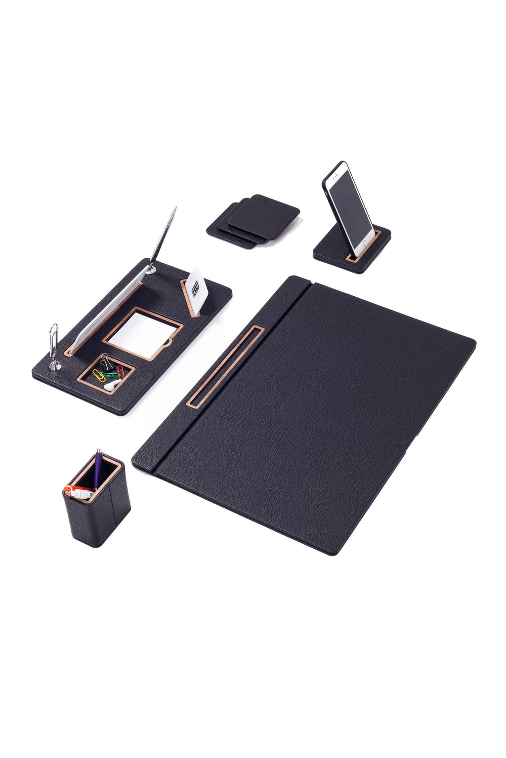 Royal Leather Desk Set 5 Piece Cover Model