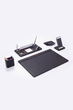 Royal Leather Desk Set 5 Piece Cover Model