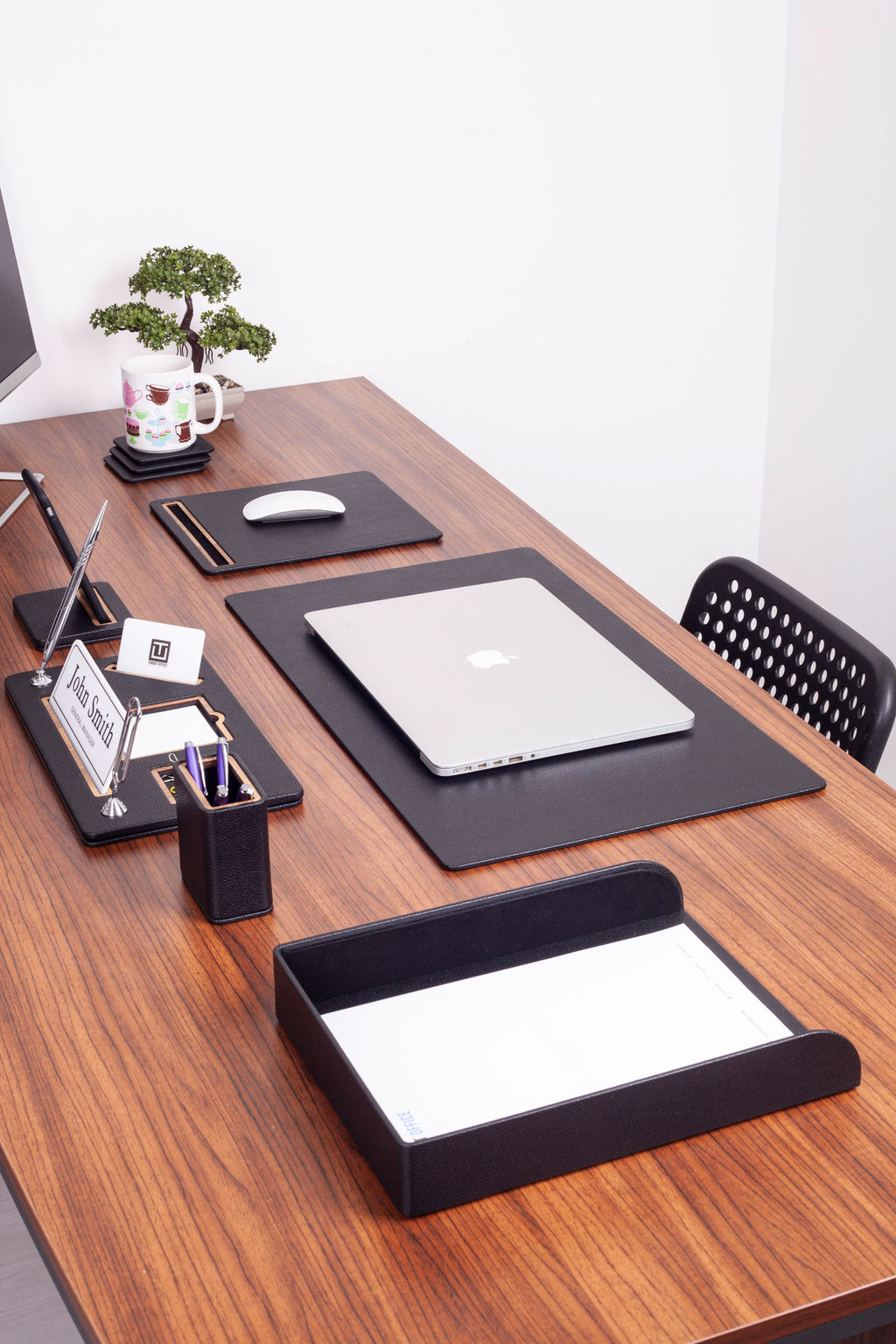 Royal Leather Desk Set 7 Pieces