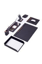 Royal Leather Desk Set 7 Piece Covered Model