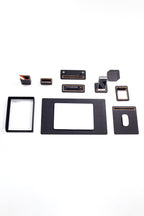 Pera Leather Desk Set 10 Pieces Single Document Rack