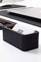 Pera Leather Desk Set 12 Pieces With Three Document Shelves