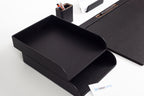 Fox Leather Desk Set Black 7 Pieces