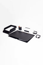 Fox Leather Desk Set Black 7 Pieces