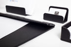 Loft Leather Desk Set Black 6 Pieces Horizontal Coroco Detailed