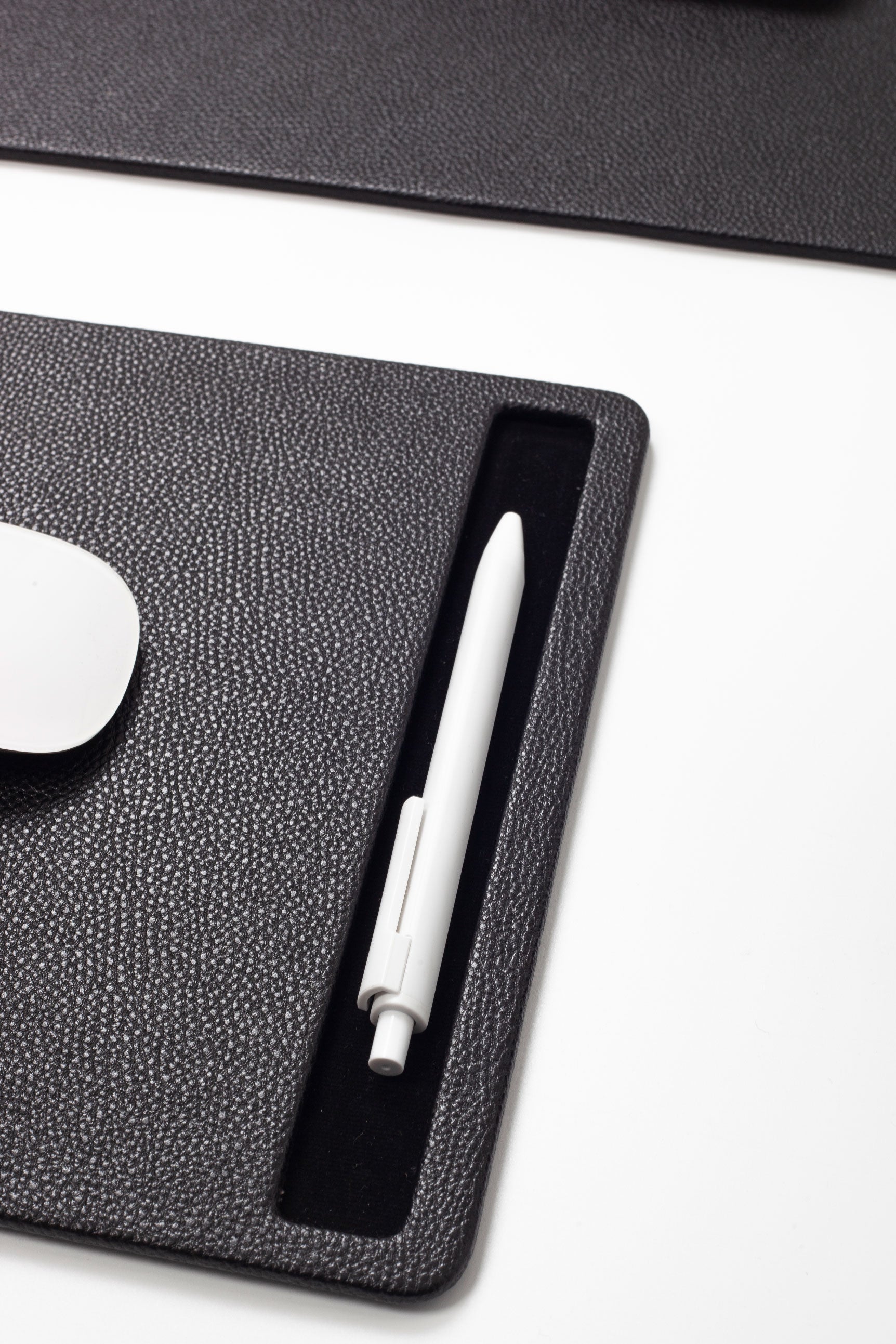 Roma Leather Desk Set Black 10 Pieces