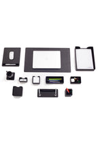 Roma Leather Desk Set Black 11 Pcs