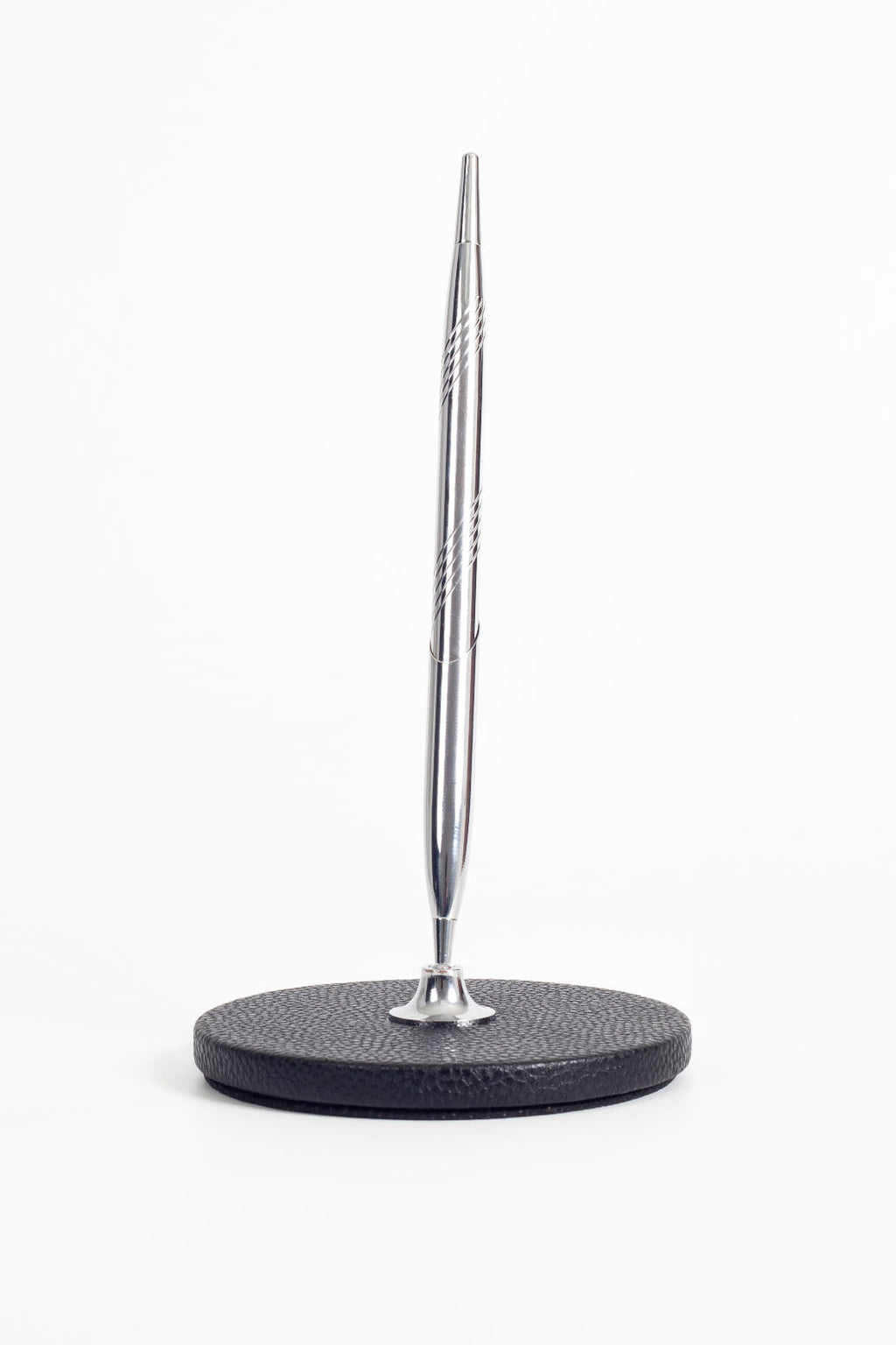 Polo Leather Pen Pad Chrome