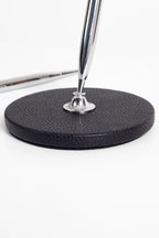 Polo Leather Pen Pad Chrome
