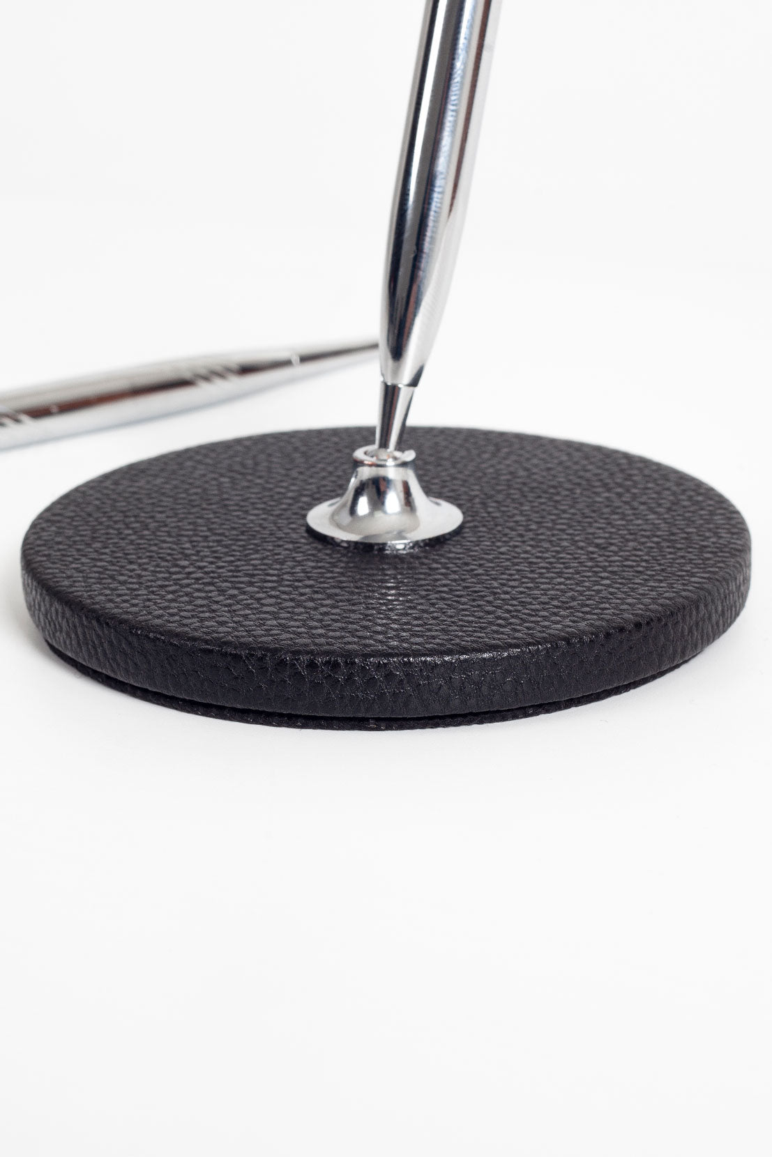 Polo Leather Pen Pad Chrome