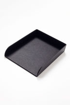 Felix Leather Document Rack Black
