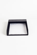 حامل مستندات من الجلد من فيليكس، أسود، بتفاصيل جلد تمساح