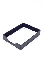 Roma Leather Document Rack Black