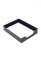 Roma Leather Document Rack Black