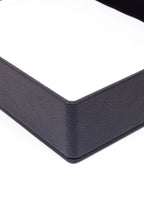 Roma Leather Document Rack Black