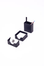 Felix Leather Desktop Set Black 3 Pieces