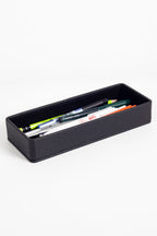 Felix Desktop Leather Organizer Set 4 Pieces Black