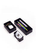 Felix Plus Desktop Leather Organizer Set 3 Pieces Black