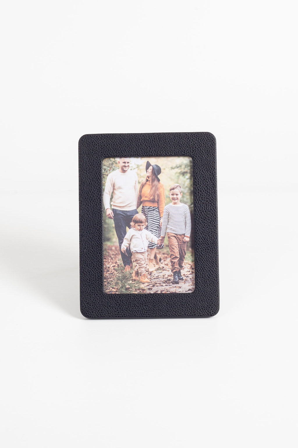 Leather Photo Frame Black