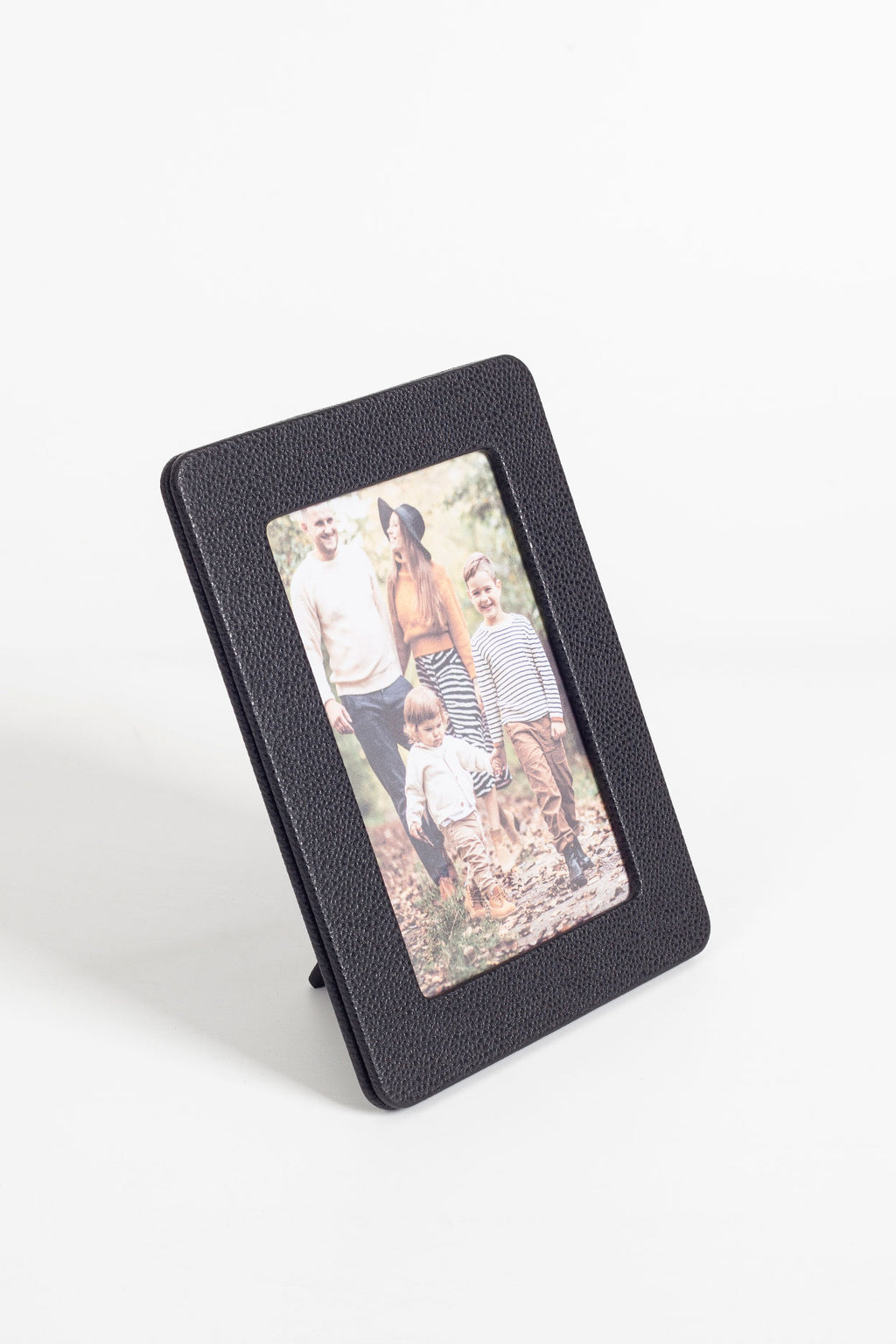 Leather Photo Frame Black