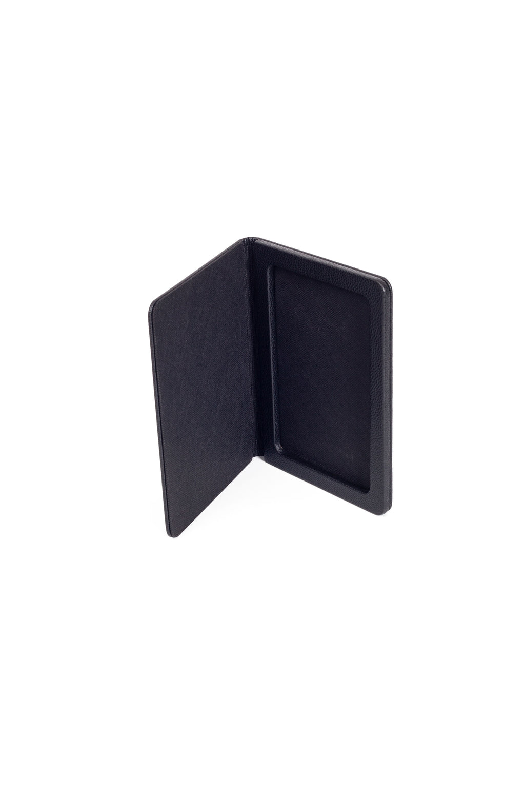 Leather Account Pad Black - Ticket - Account Container
