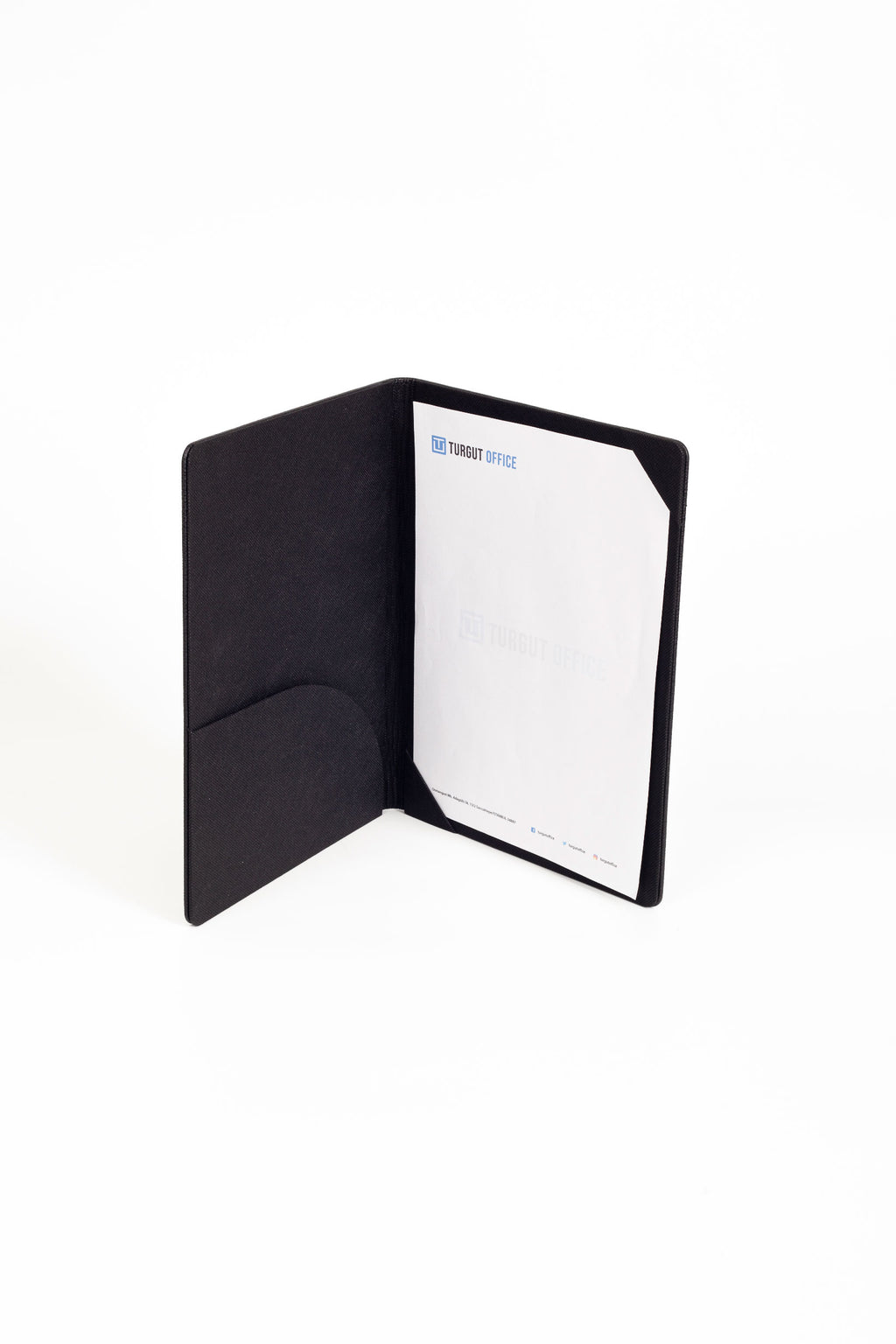 Leather Signature Desk Black - Signature Map - Signature File