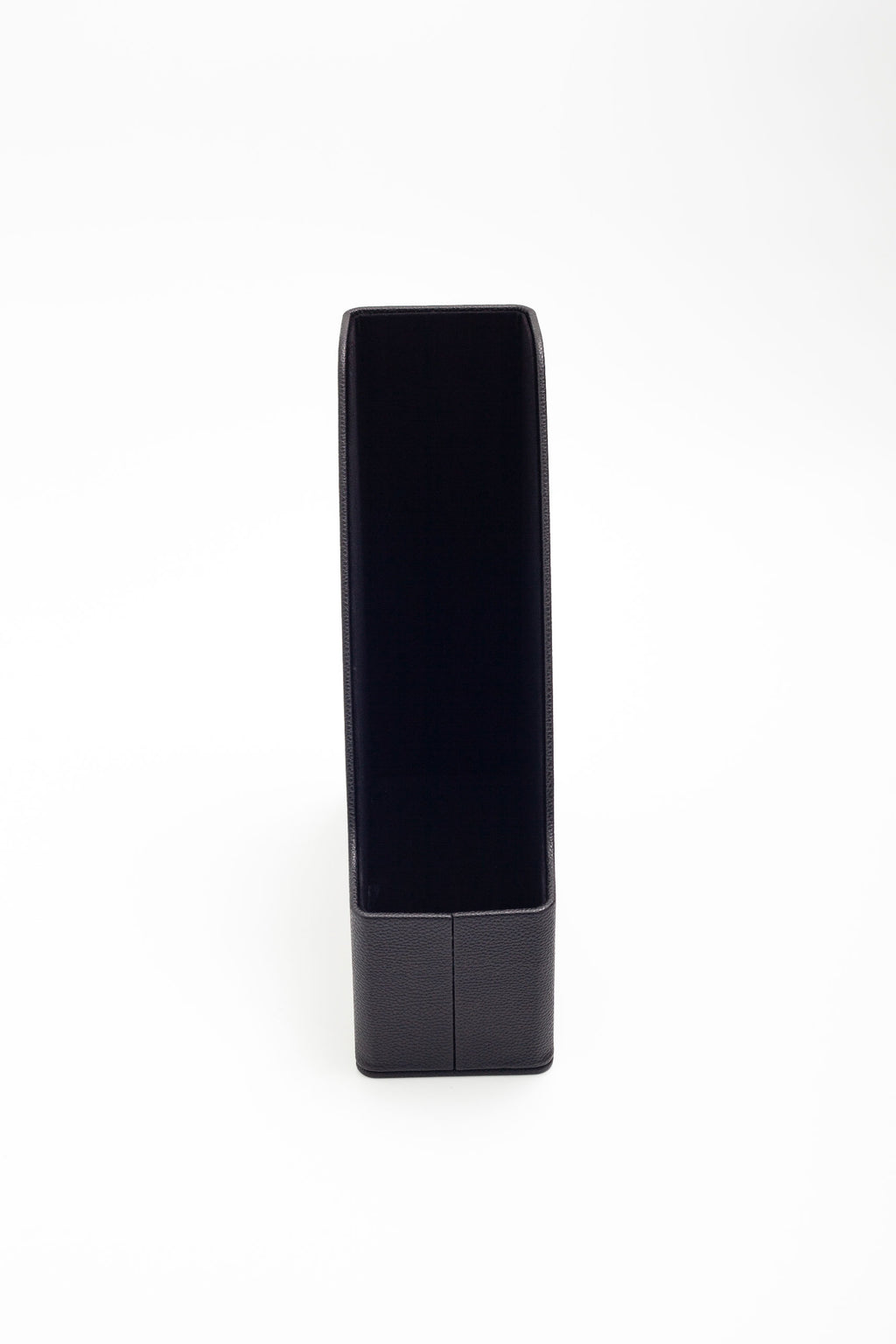 Leather Magazine Holder Black