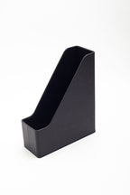 Leather Magazine Holder Black