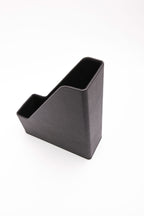 Leather Magazine Holder Black