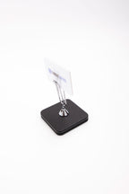 Leather Note Holder Chrome Detailed