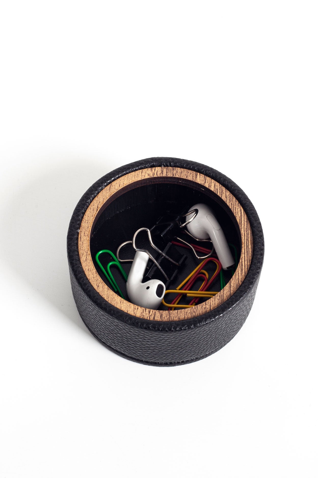 Polo Leather Oval Accessory Box