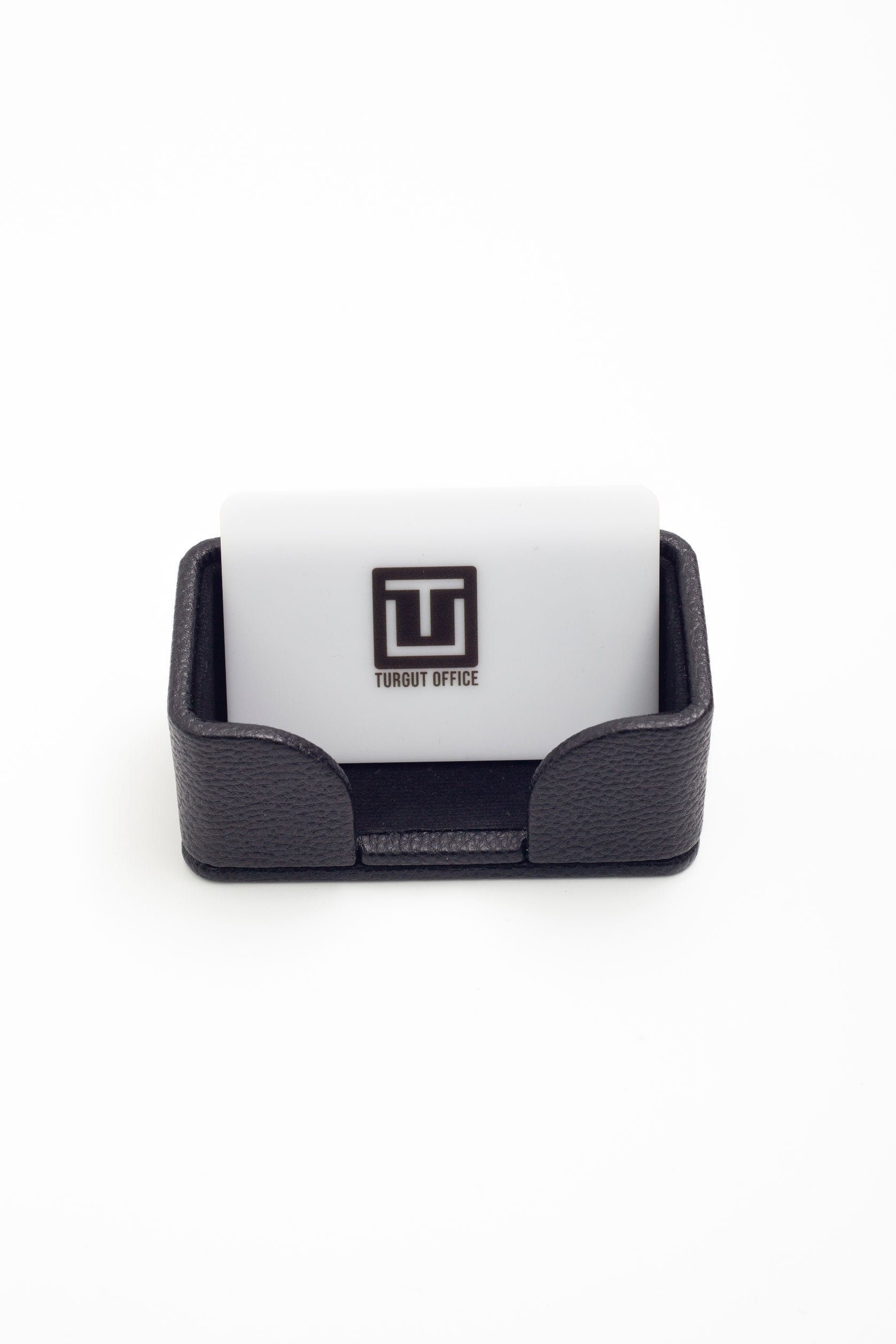 Felix Leather Business Card Holder Black