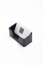 Felix Leather Business Card Holder Black